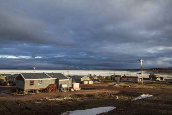 view of the hamlet of Baker Lake, Nunavut